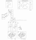Camshaft Crankcase CoverSump Crankshaft Gasket Set - Engine Gasket Set - Valve PistonRingsConnecting Rod Diagram and Parts List for 09S502-0707-E1  Briggs and Stratton Engine
